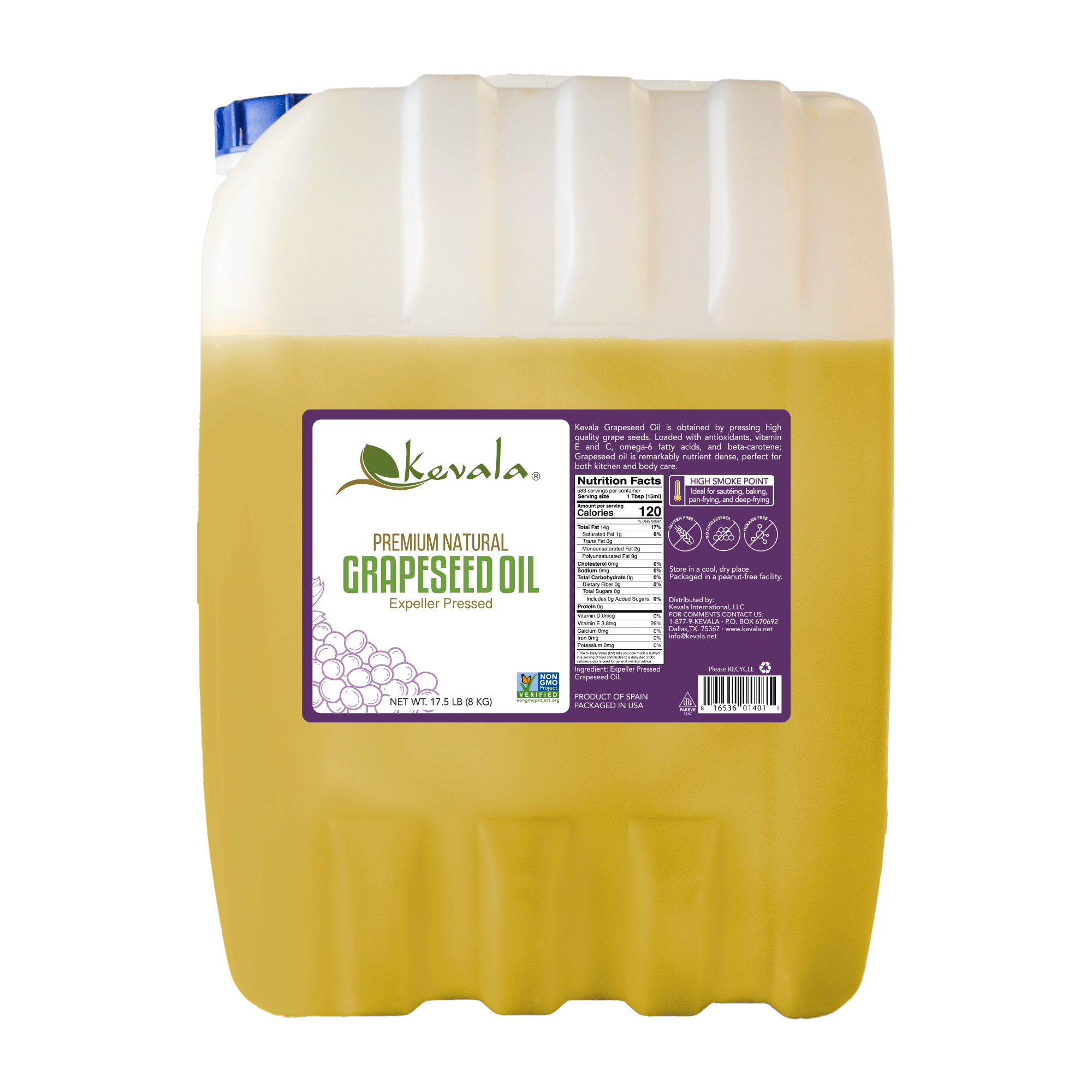 Grapeseed Oil 17.5 lb