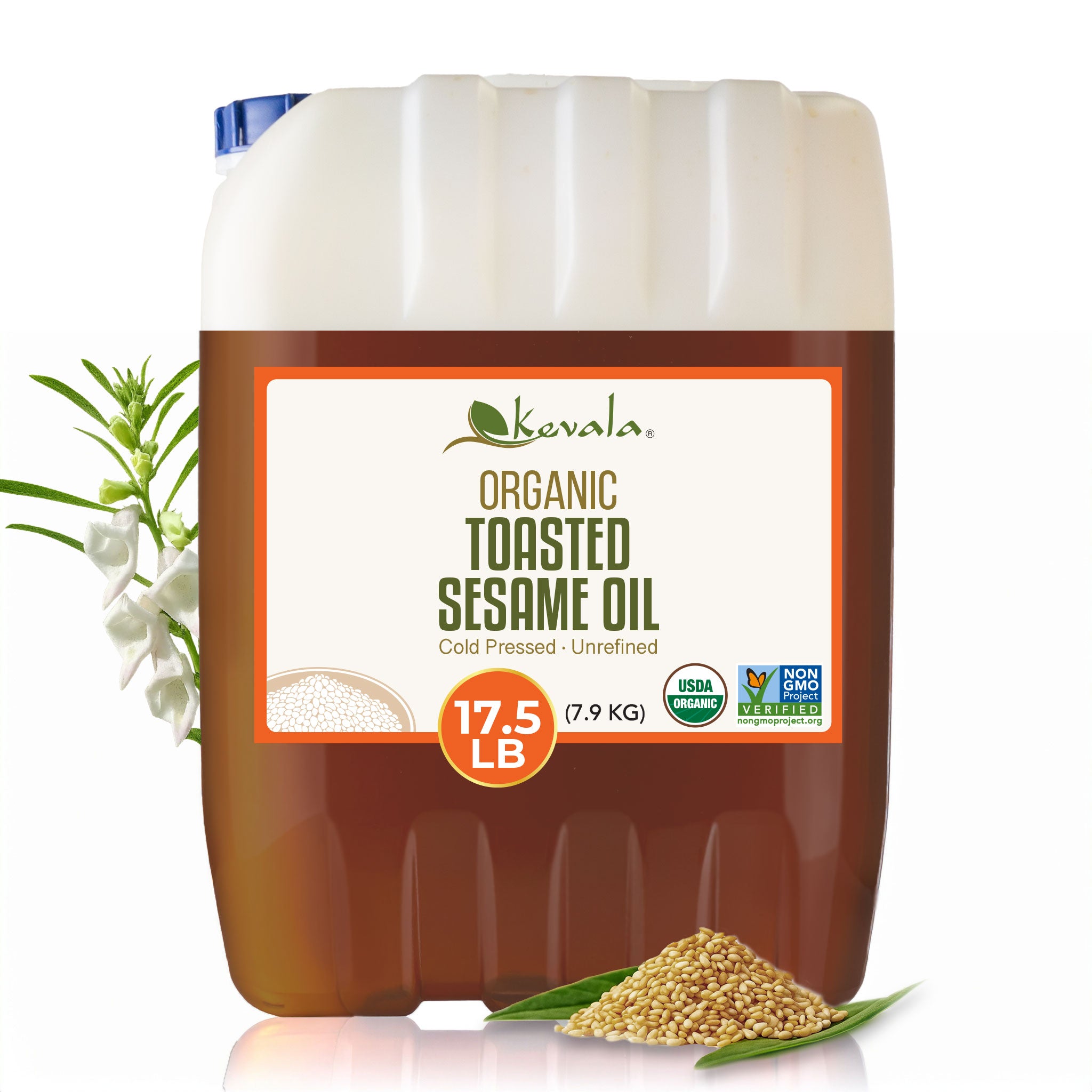 Organic Toasted Sesame Oil 17.5 lb