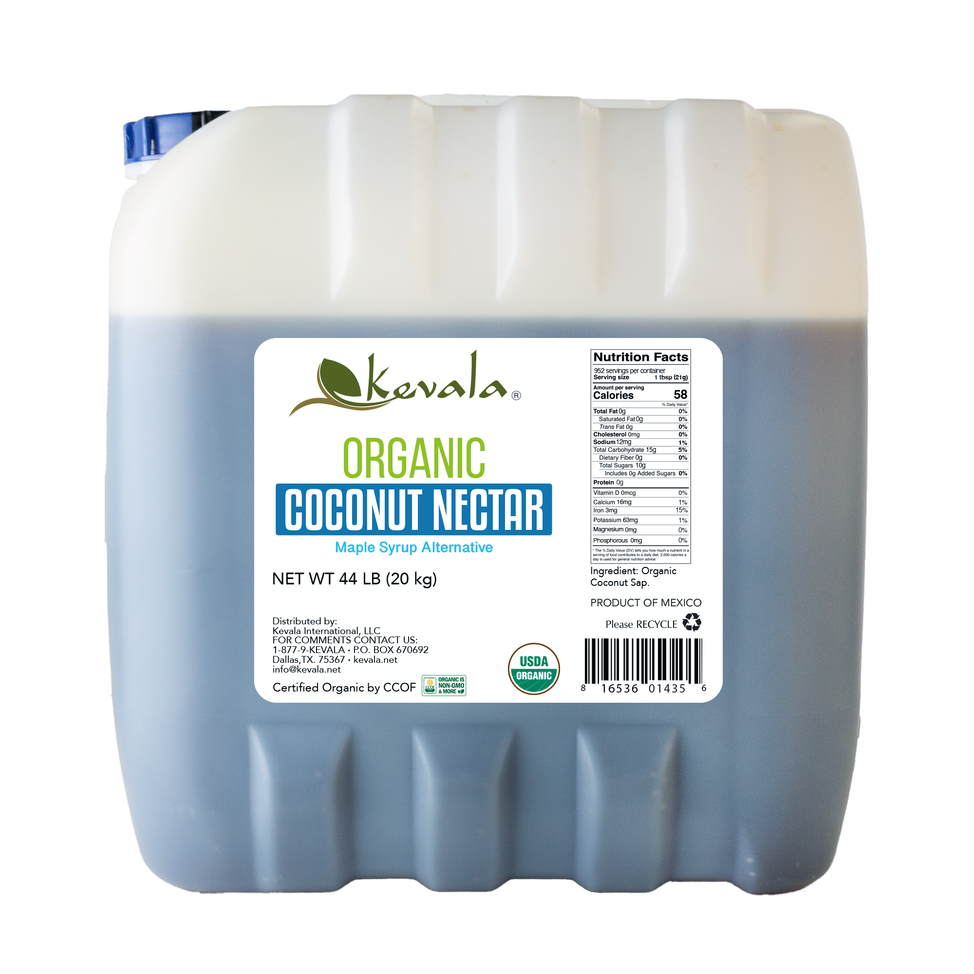 Coconut Nectar 44 lb