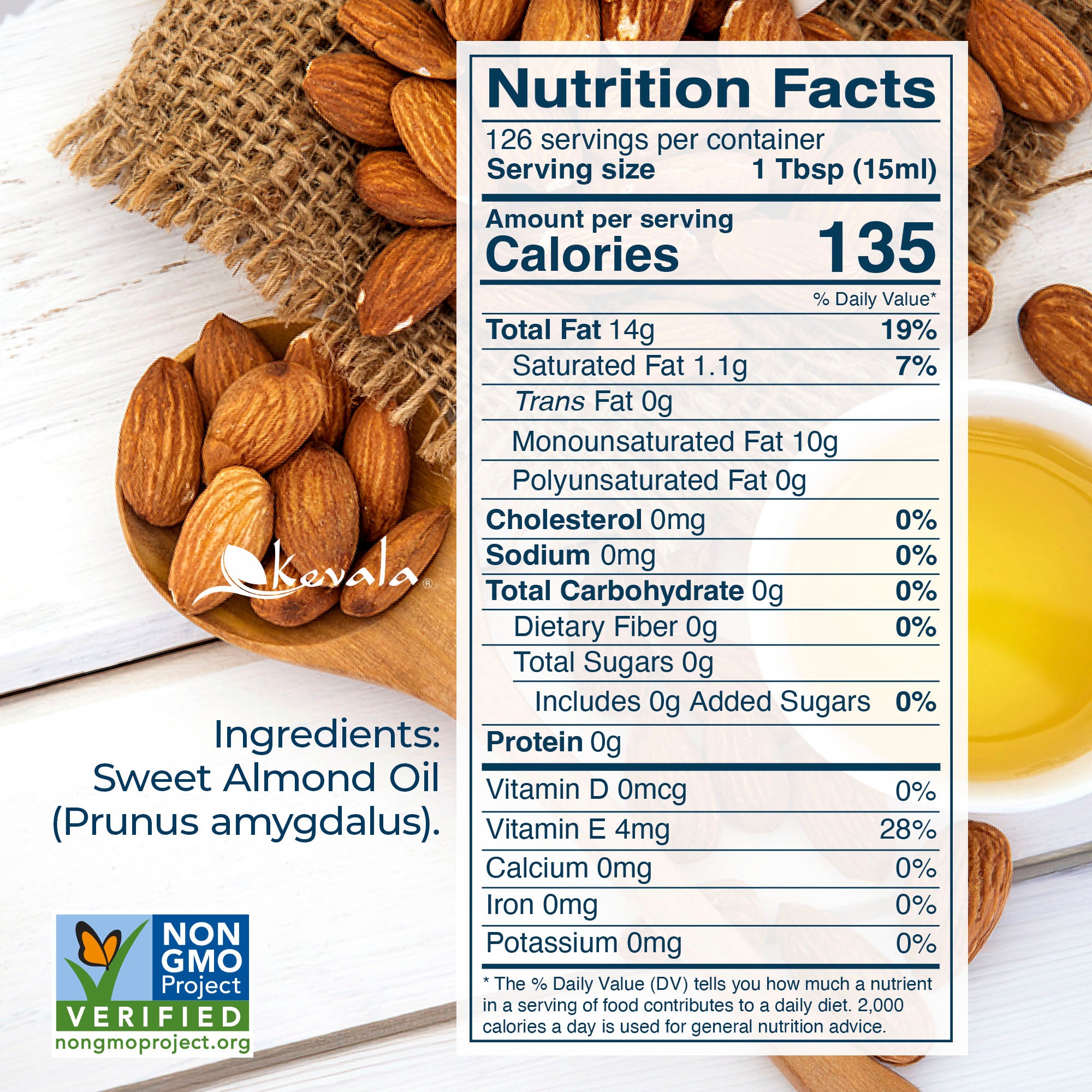 Almond Oil 64 fl oz (1/2 Gal)