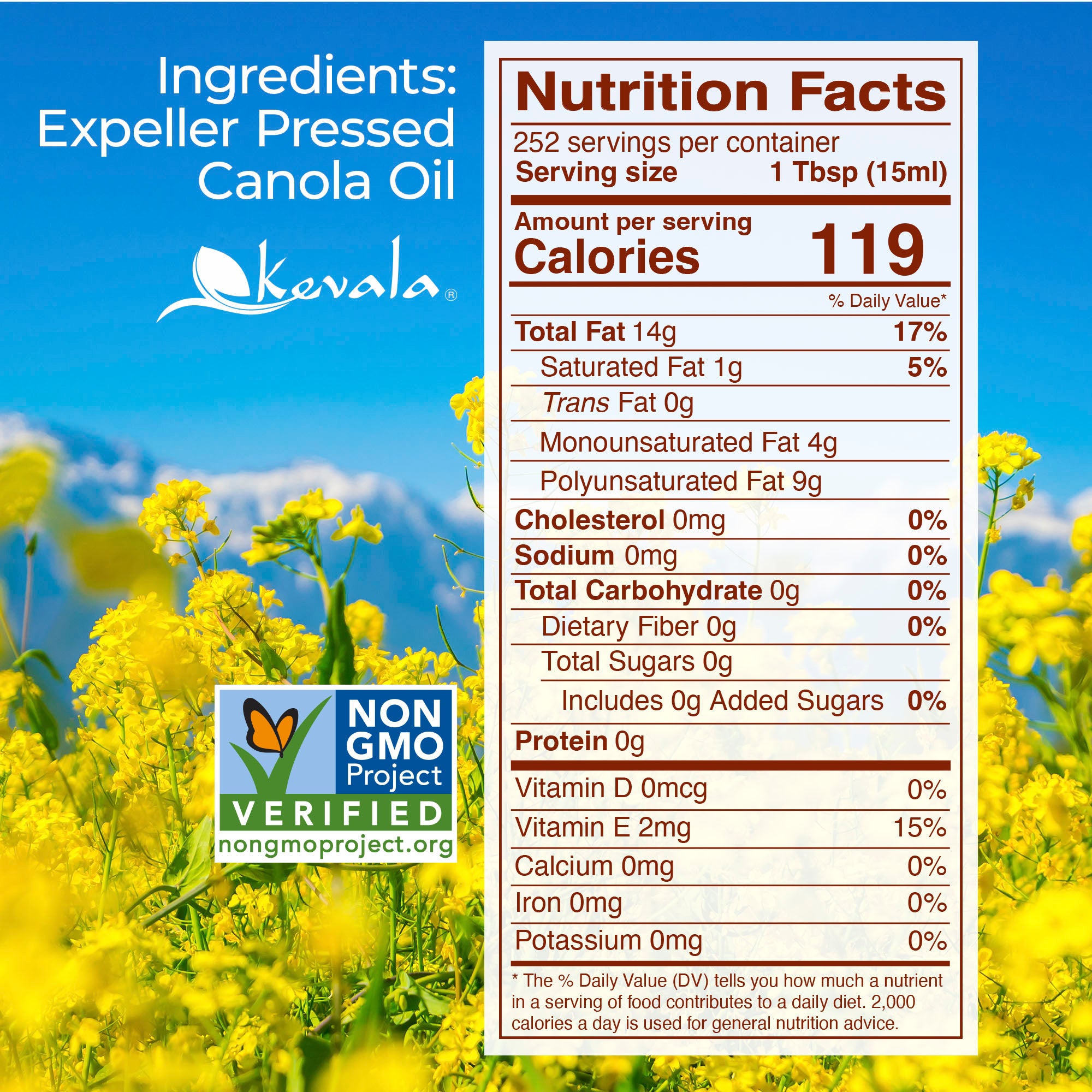 Canola Oil 128 fl oz (1 Gal)
