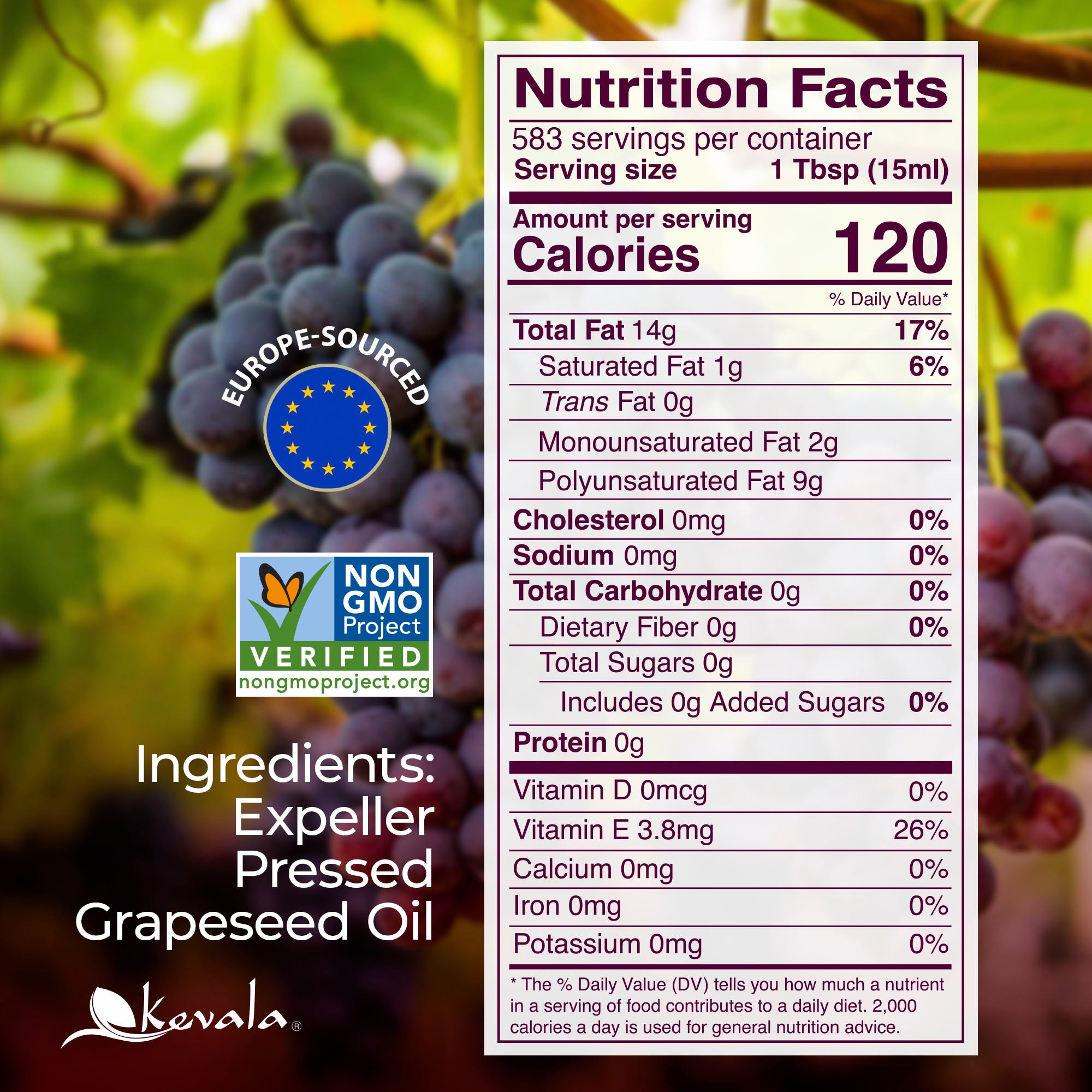 Grapeseed Oil 17.5 lb