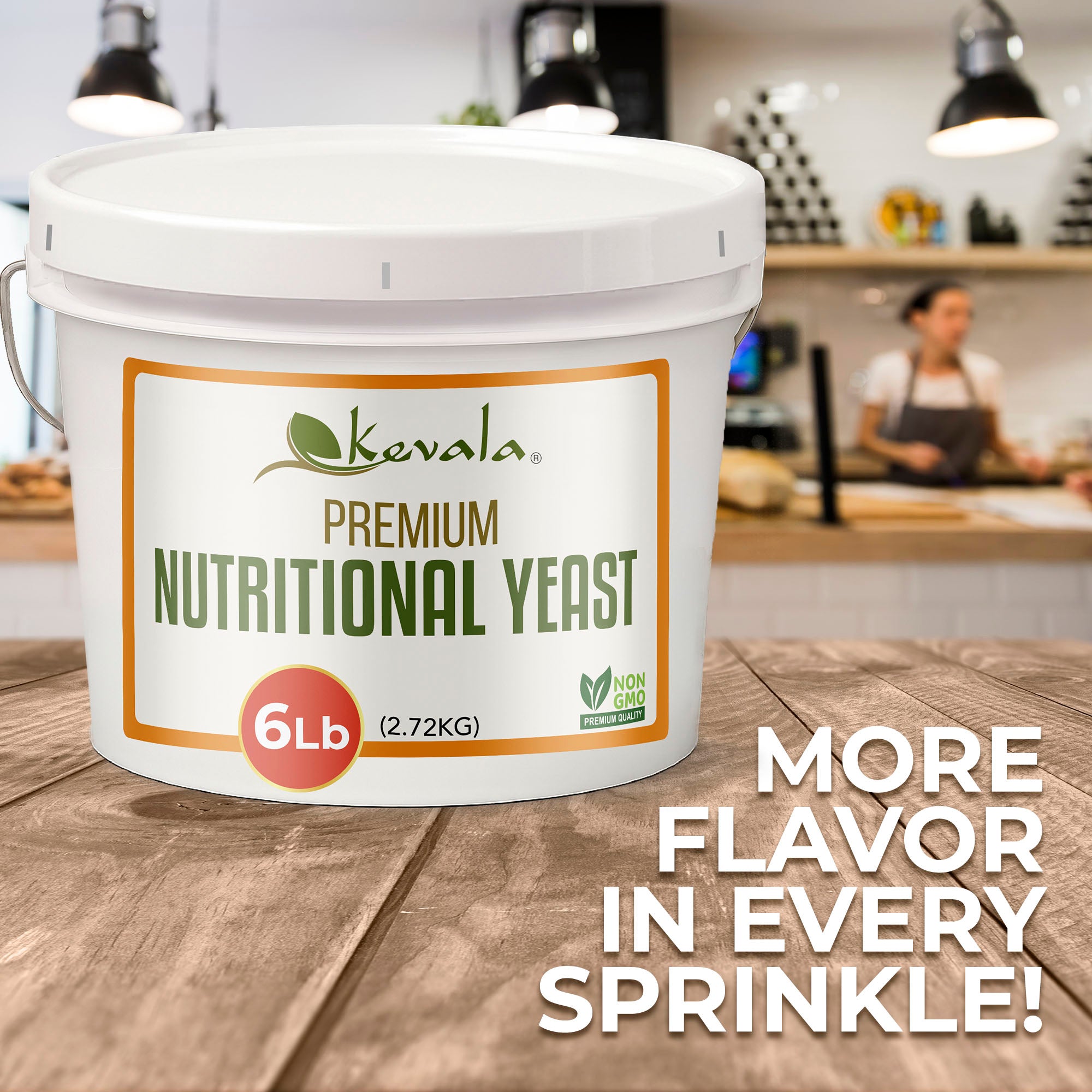 Nutritional Yeast, Large Flake, 6 lb (Fortified)