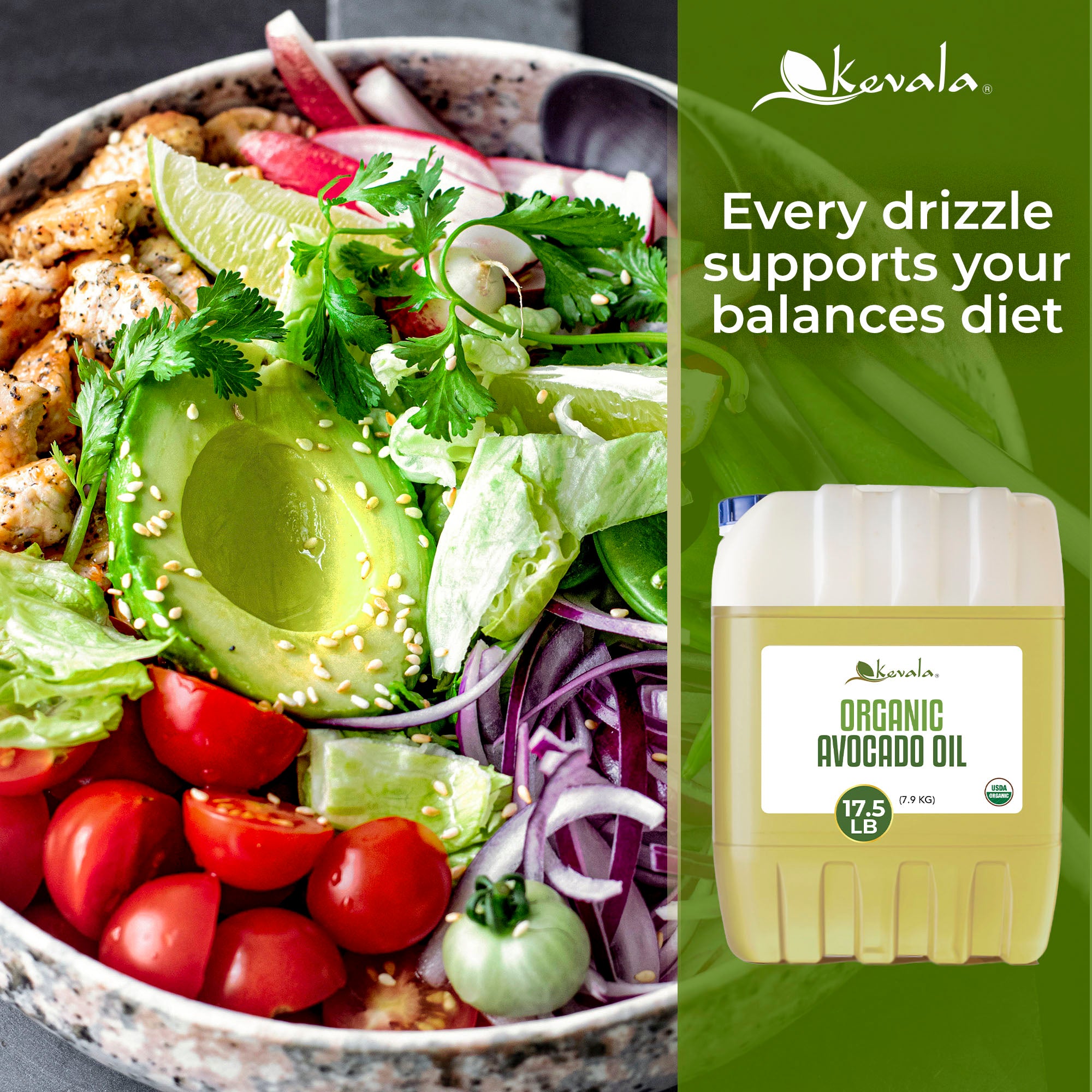 Organic Avocado Oil 17.5lb