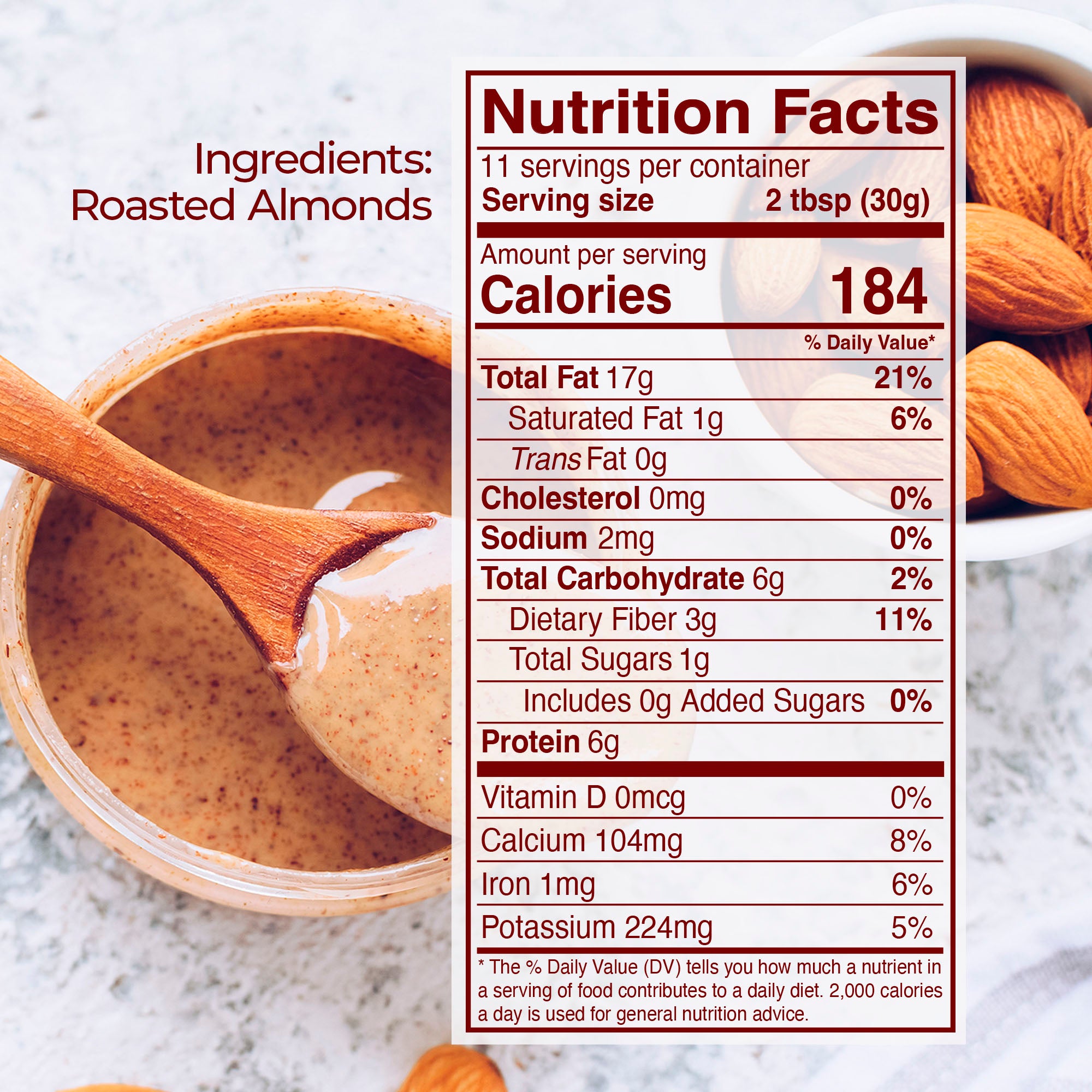 Almond Butter Crunchy 12 oz