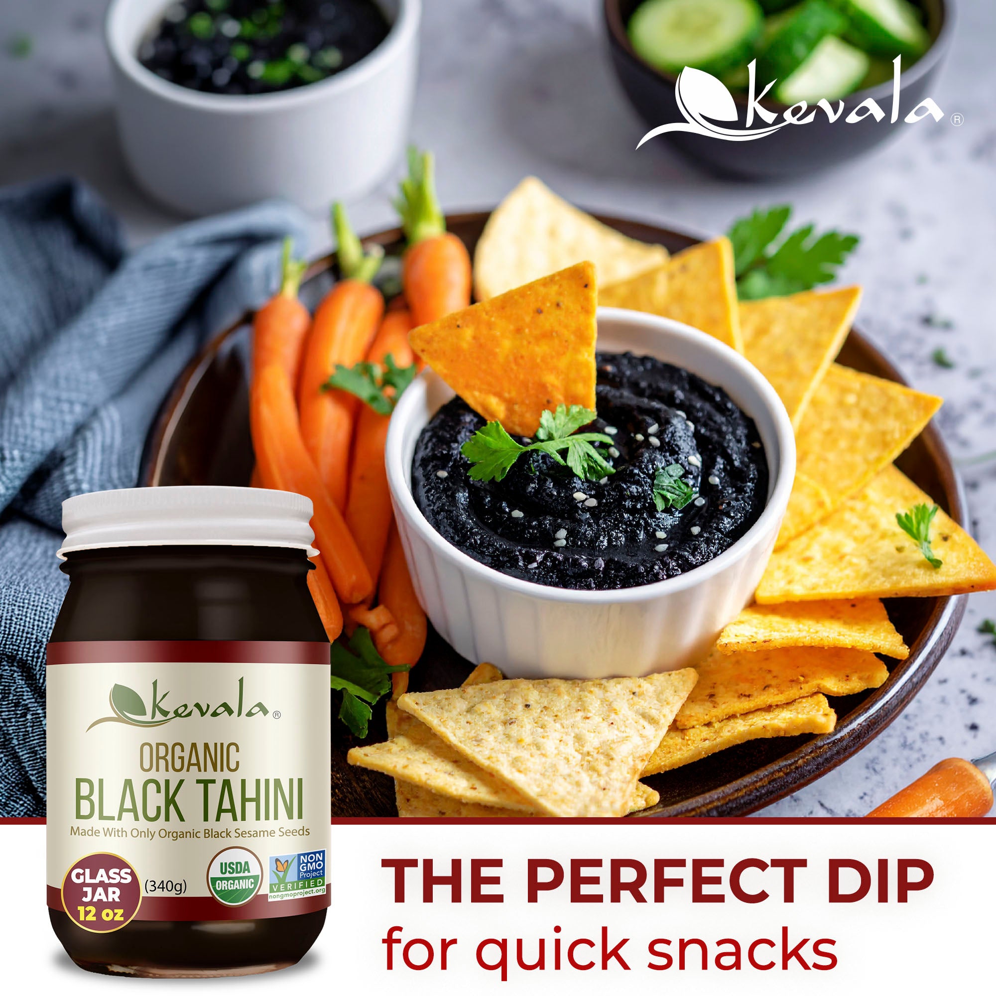 Organic Black Tahini 12 oz
