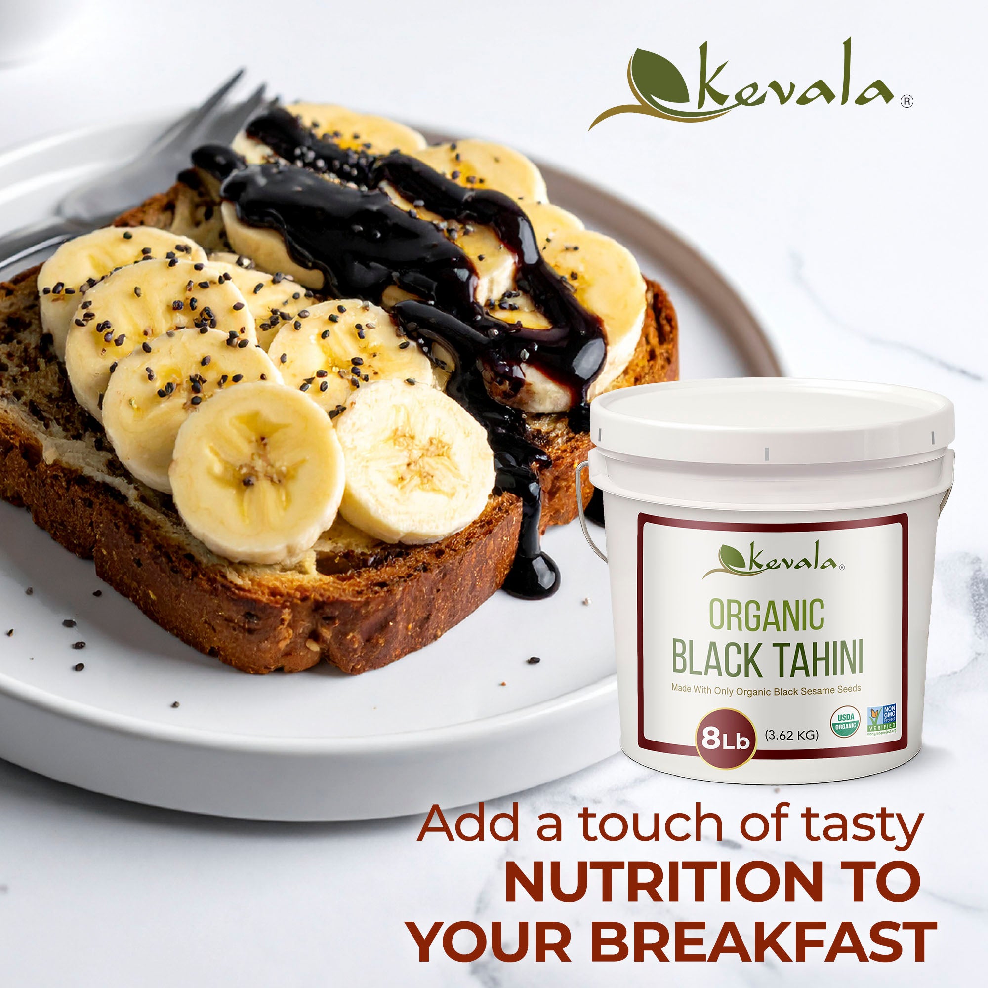 Organic Black Tahini 8 lb