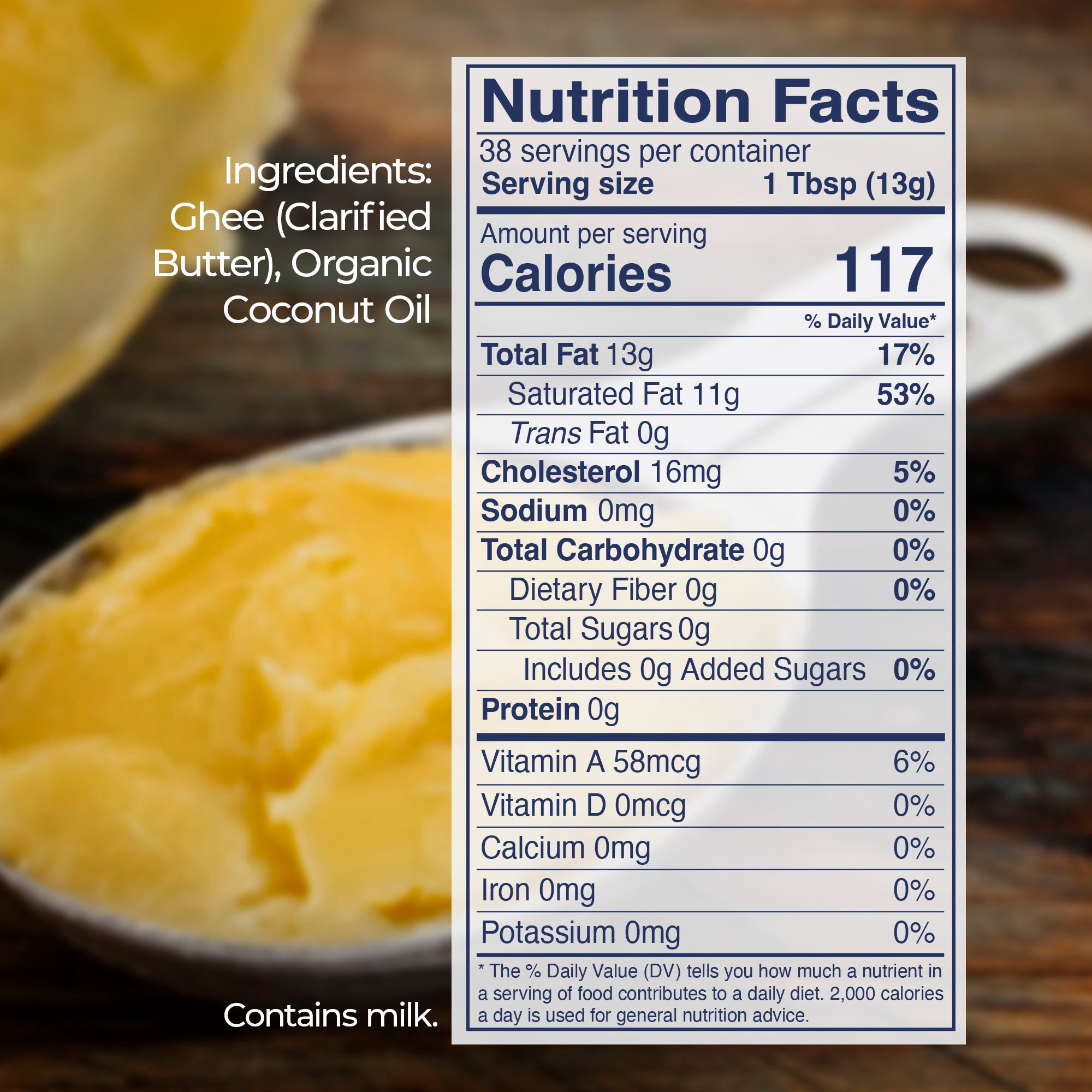 Coconut Ghee 17.6 oz