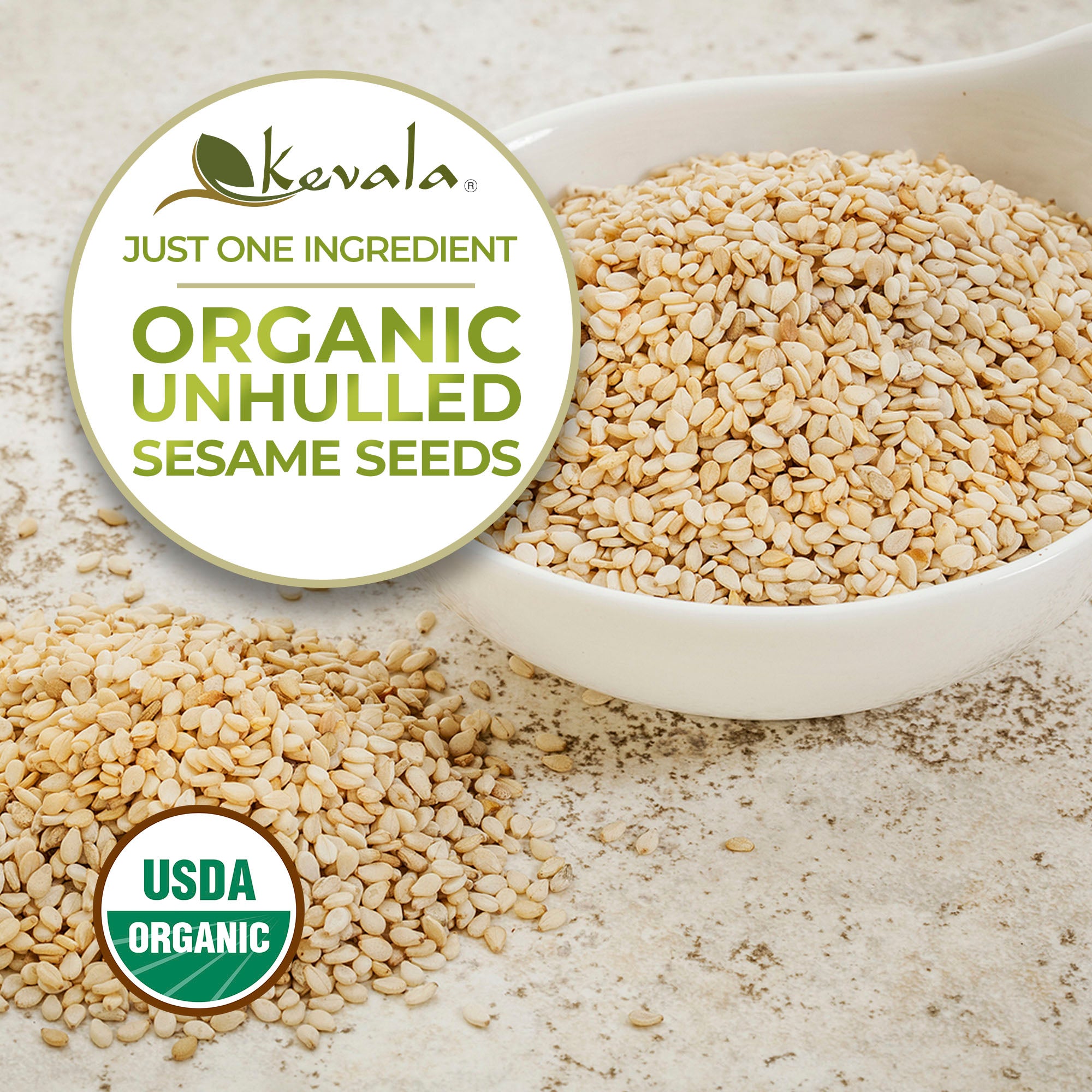 Organic Raw Sesame Seeds (Unhulled) 4 lb