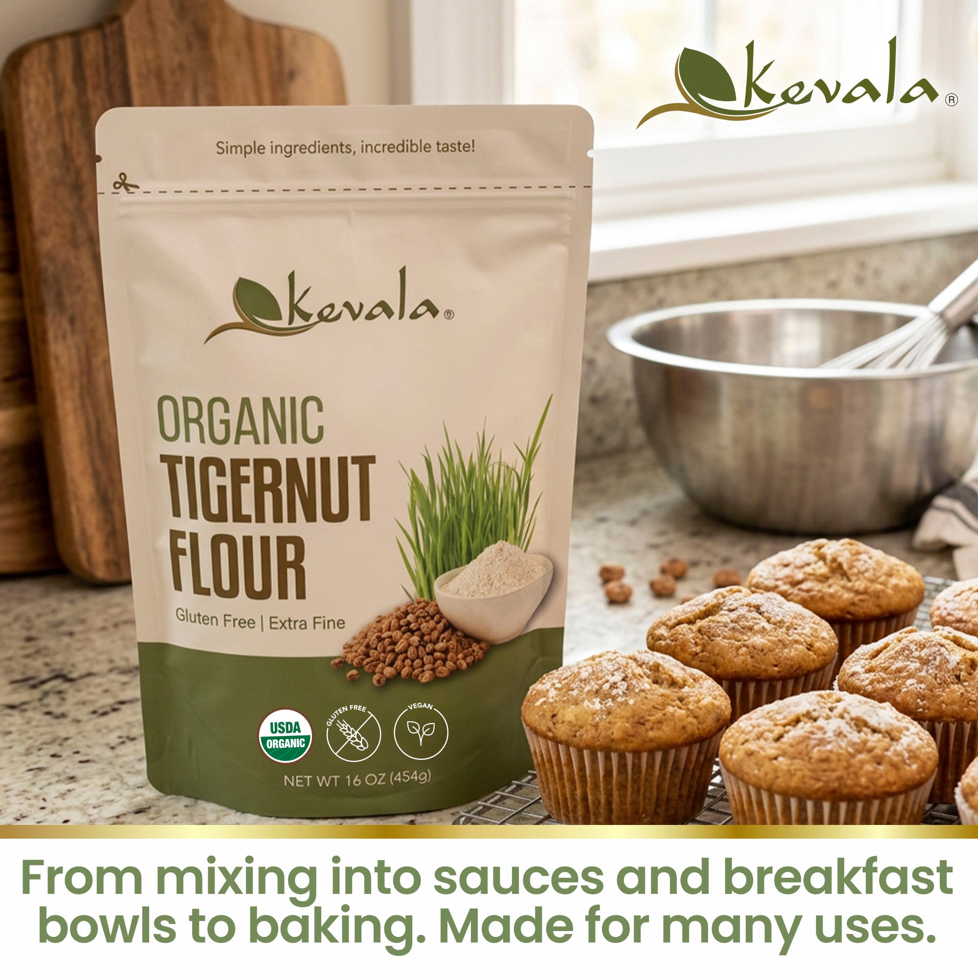 Organic Tigernut Flour 1 lb