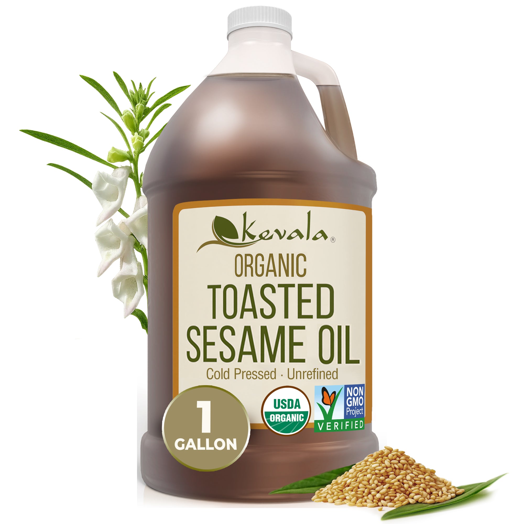 Organic Toasted Sesame Oil 128 fl oz  (1 gal)