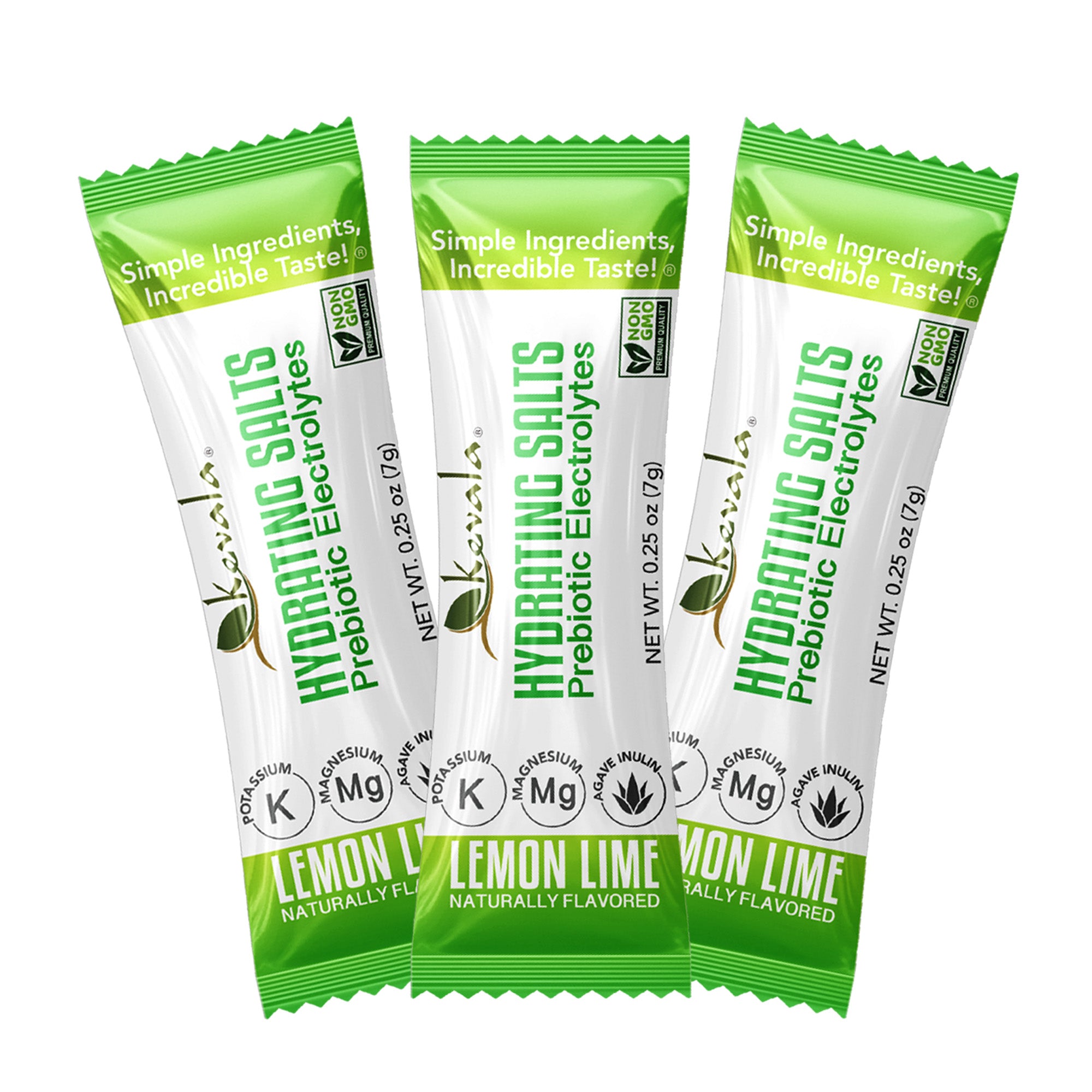 Hydrating Salts Prebiotic Electrolytes Lemon Lime 14 Sticks