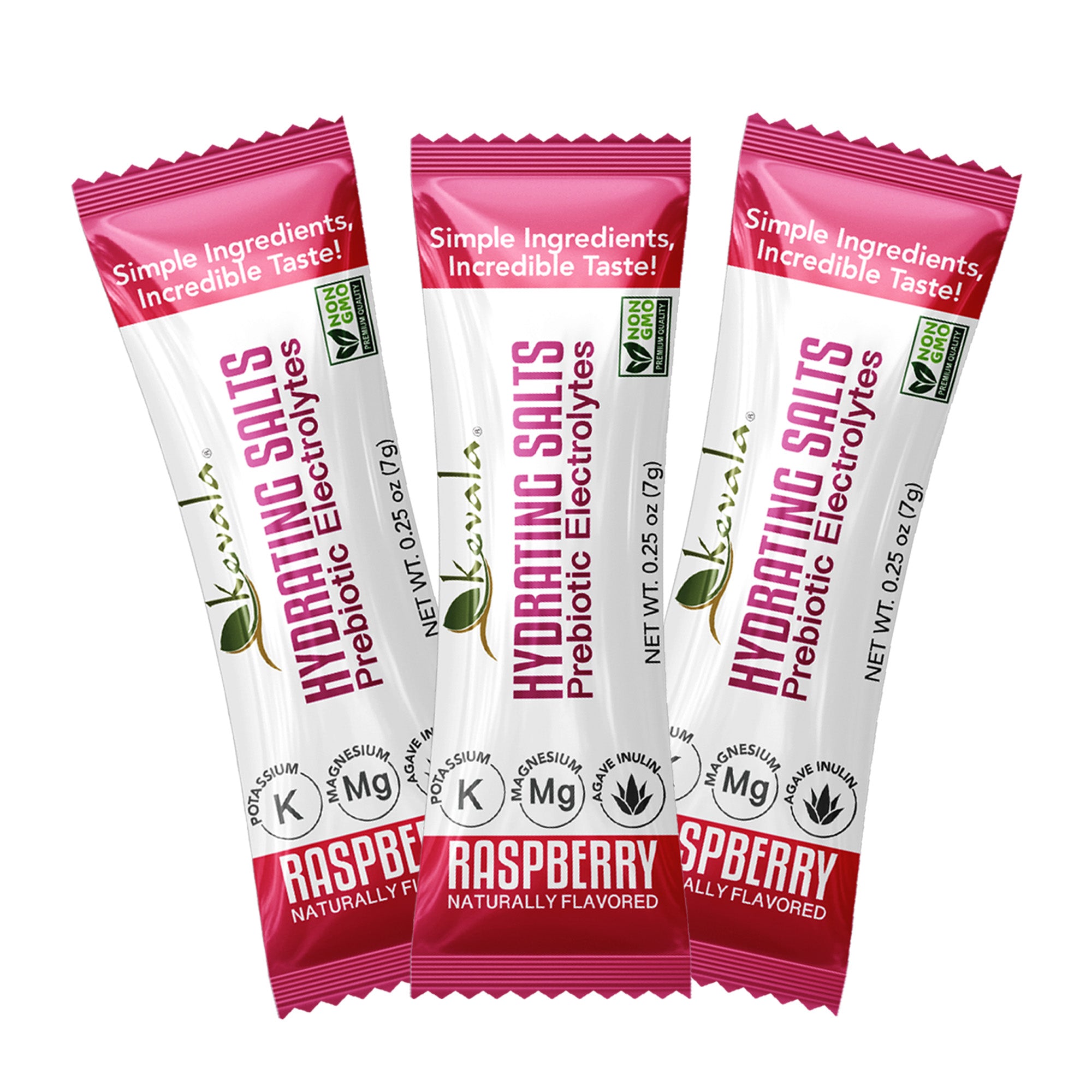 Hydrating Salts Prebiotic Electrolytes Raspberry 14 Sticks