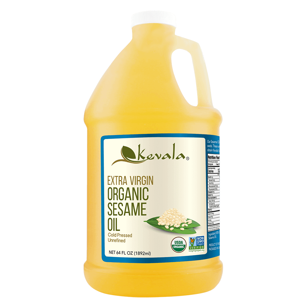 Organic Extra Virgin Sesame Oil 64 fl oz (1/2 gal)