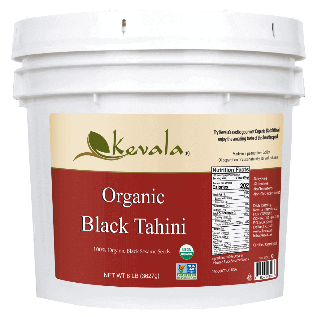 Organic Black Tahini 8 lb