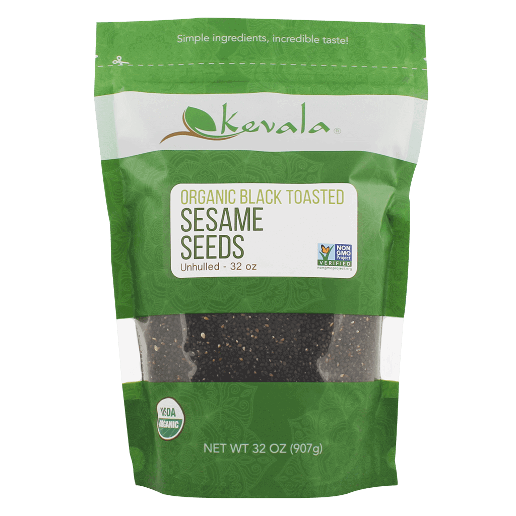 Organic Black Toasted Sesame Seeds 32 oz