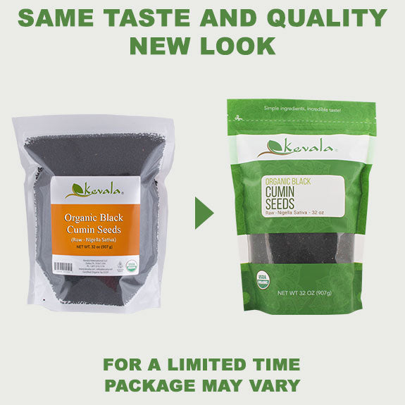 Organic Raw Black Cumin Seeds (Nigella Sativa) 2 lb