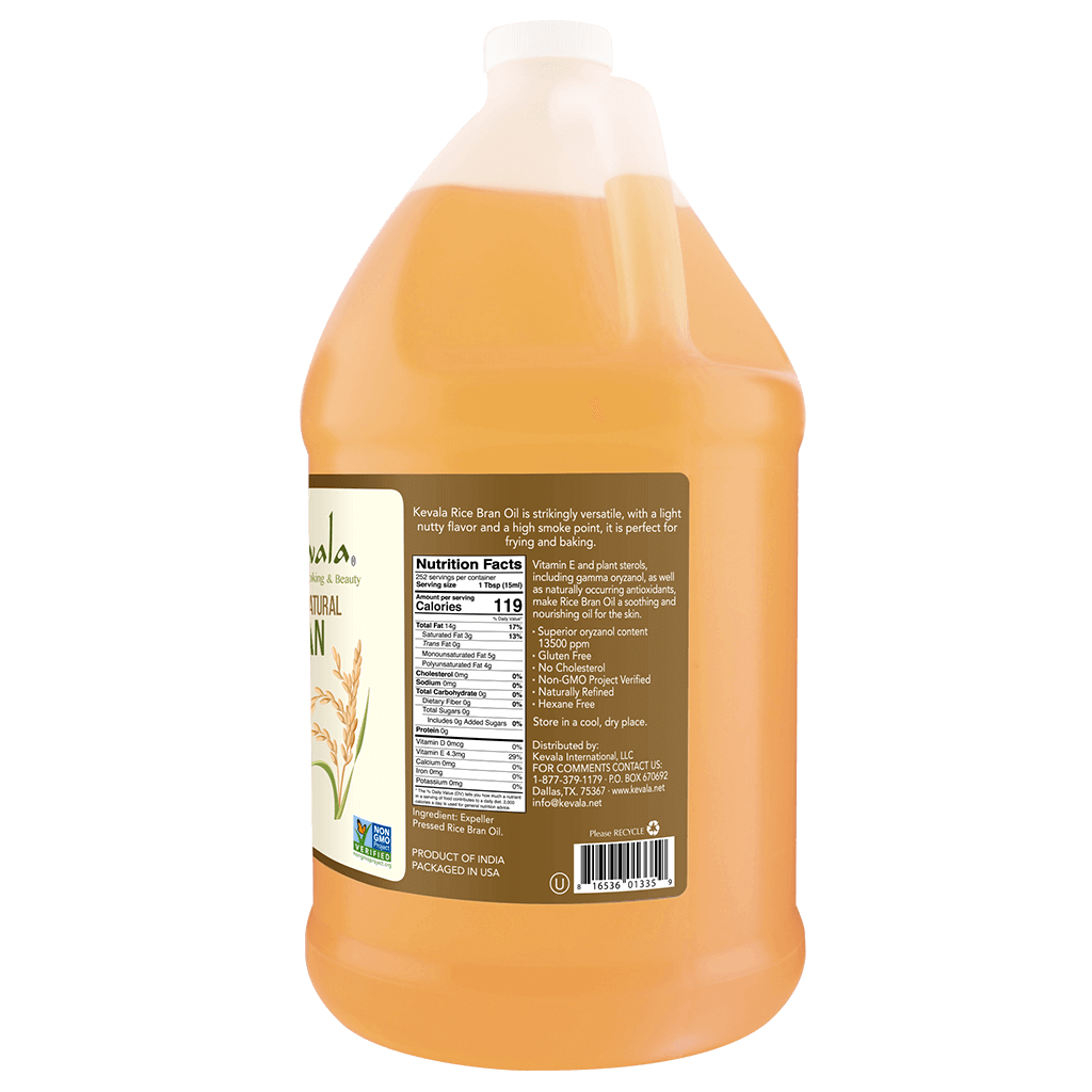 Kevala Rice Bran Oil 64 fl oz (1/2 gal)