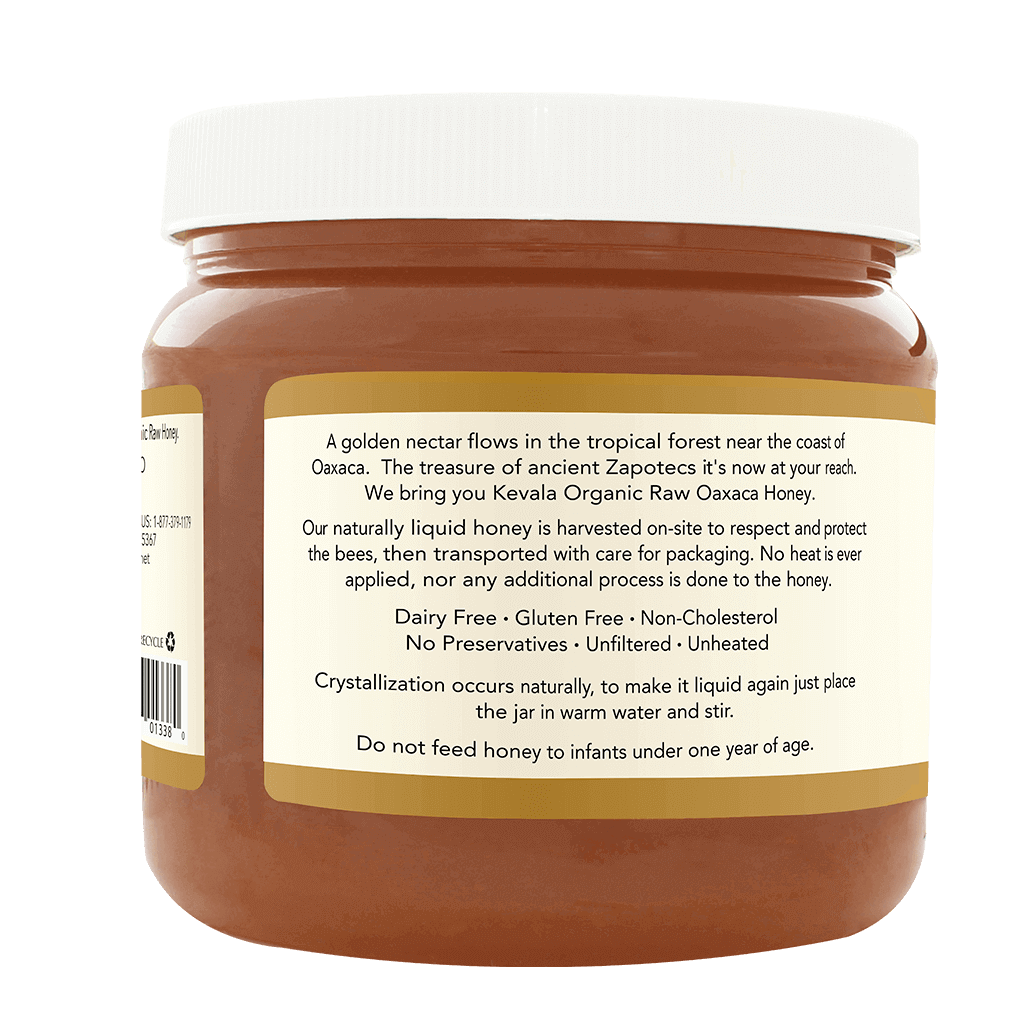 Organic Raw Oaxaca Honey 3 lb